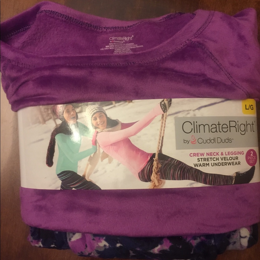 NWT Cuddl Duds women pajamas size large